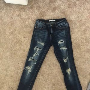 Kancan distressed jeans
